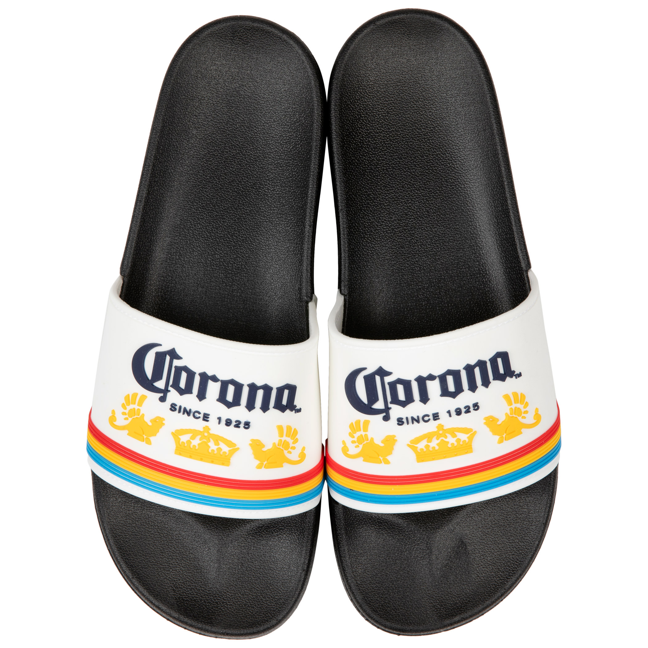Corona Extra Logo Black Sandal Slides