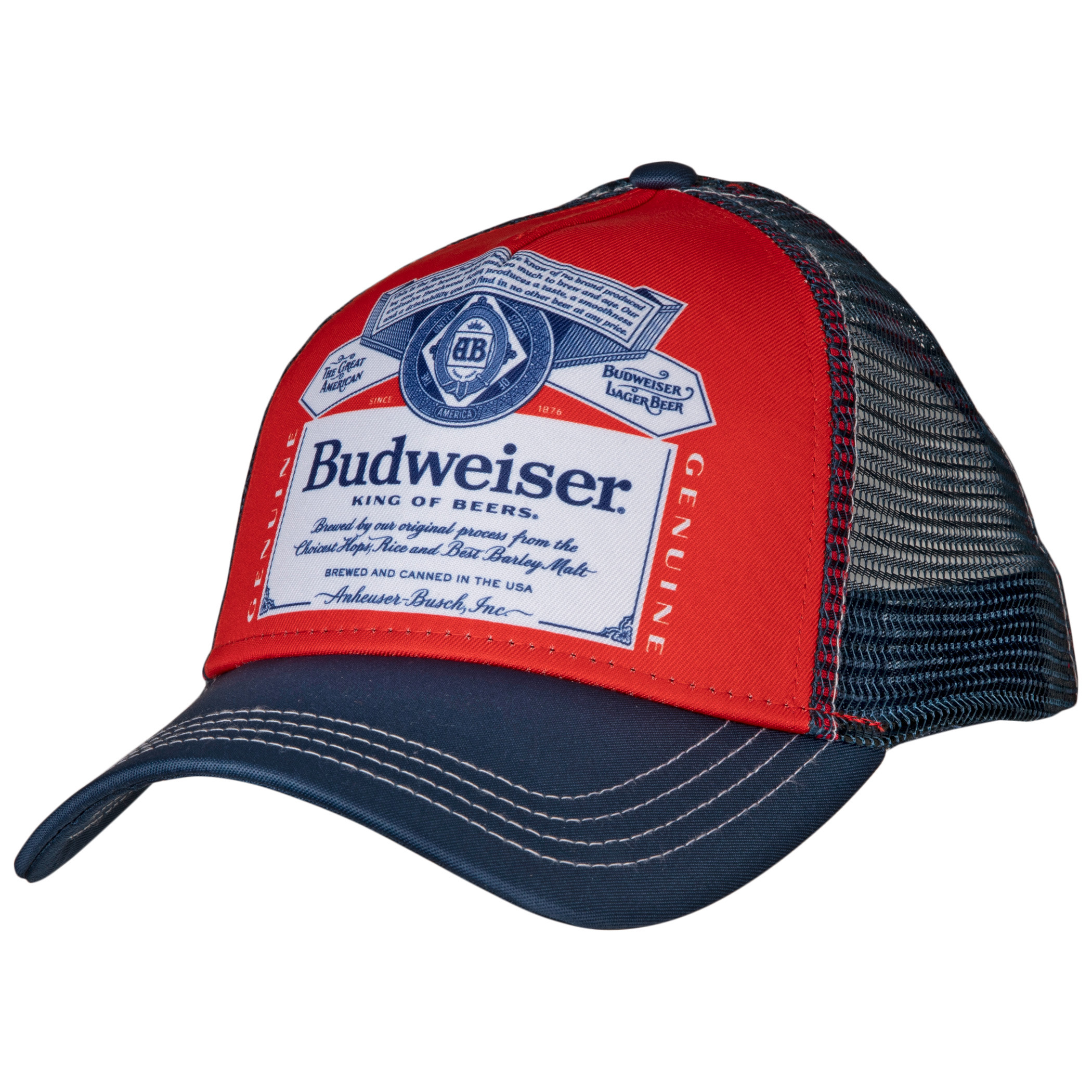 Budweiser Curved Brim Snapback Hat