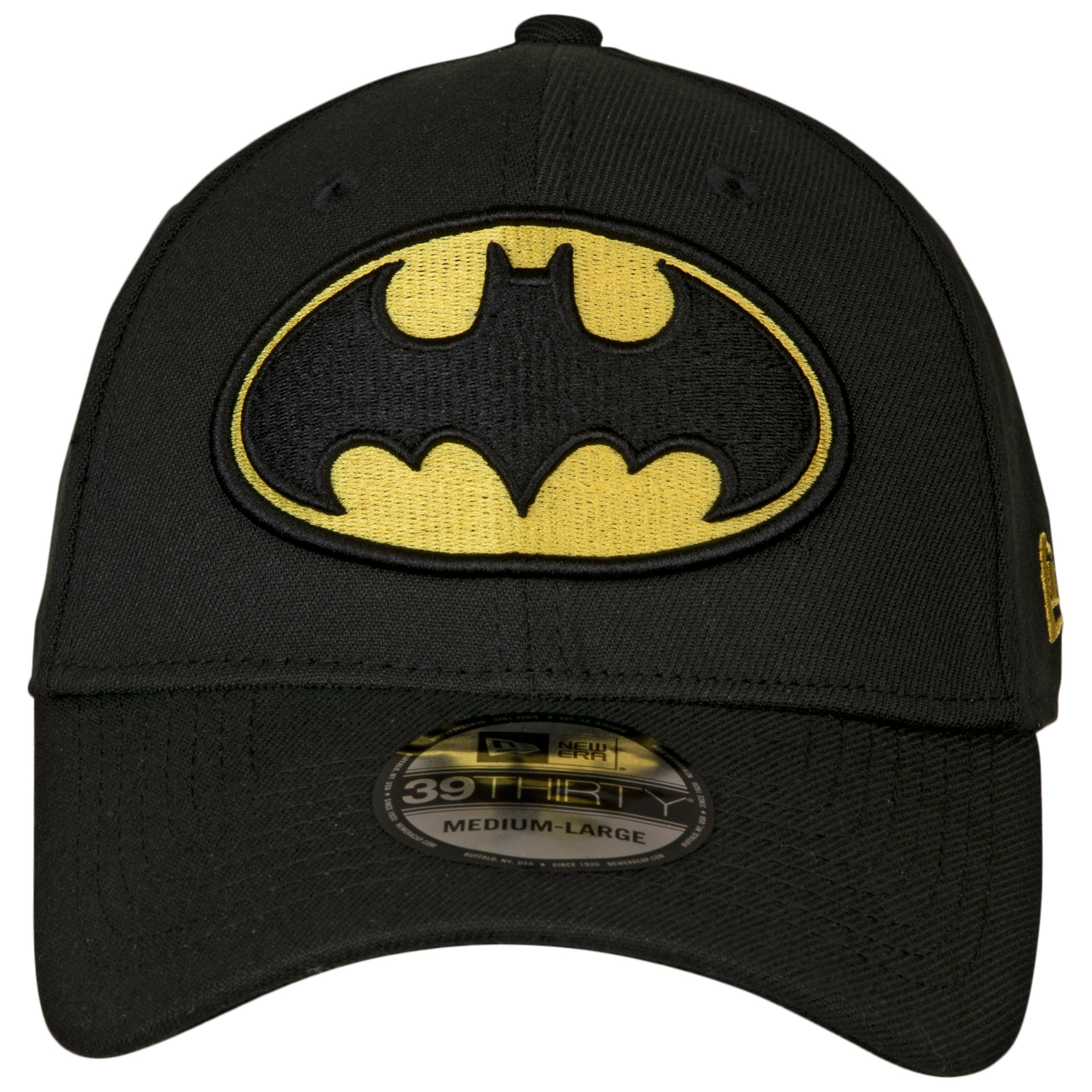 Batman Classic Symbol Color Block New Era 39Thirty Fitted Hat