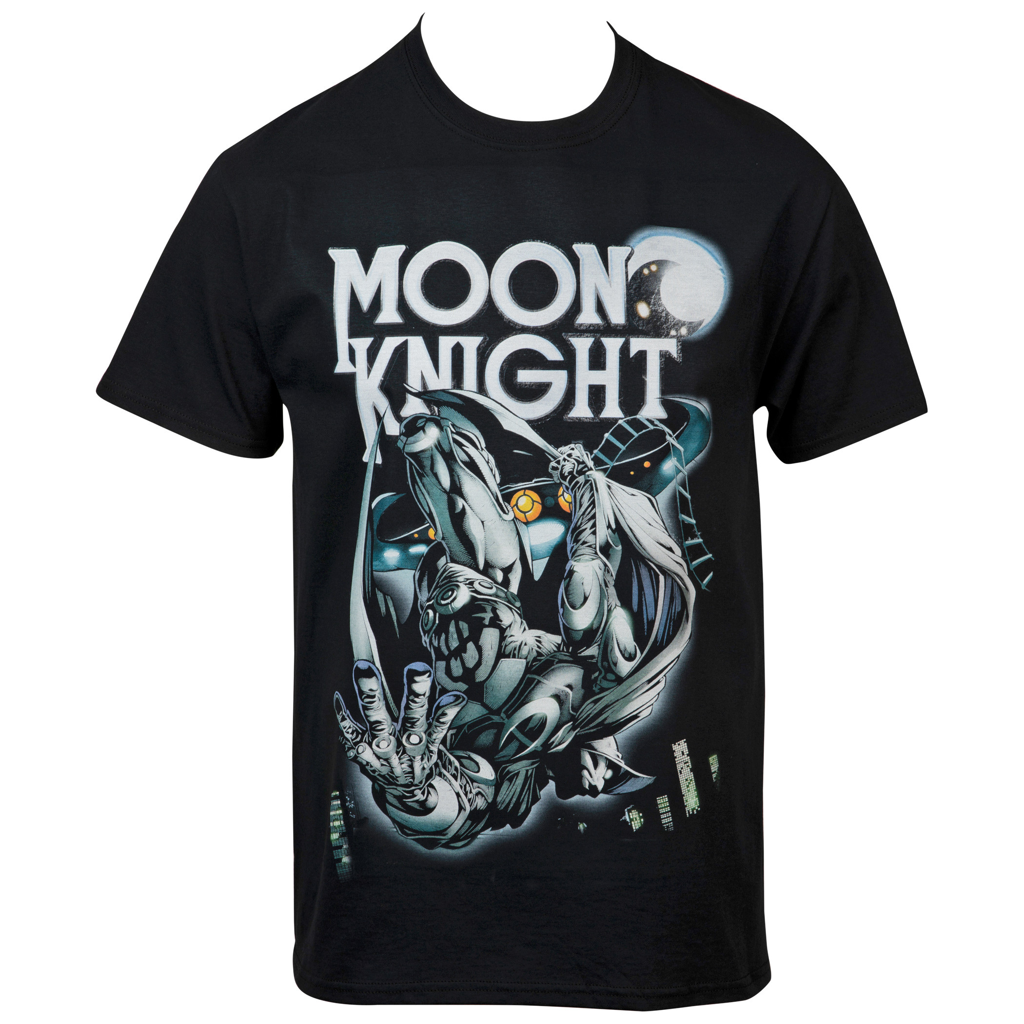 Marvel Moon Knight Cityscape Dive T-Shirt