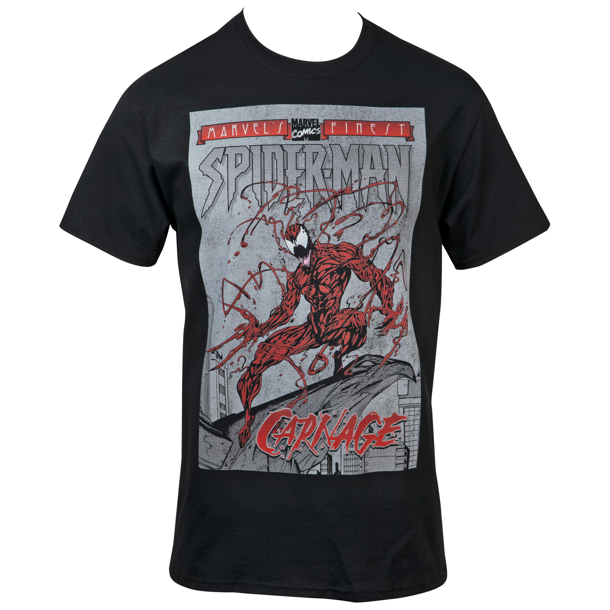 Marvel's Comics Finest Carnage Comic Cover T-Shirt