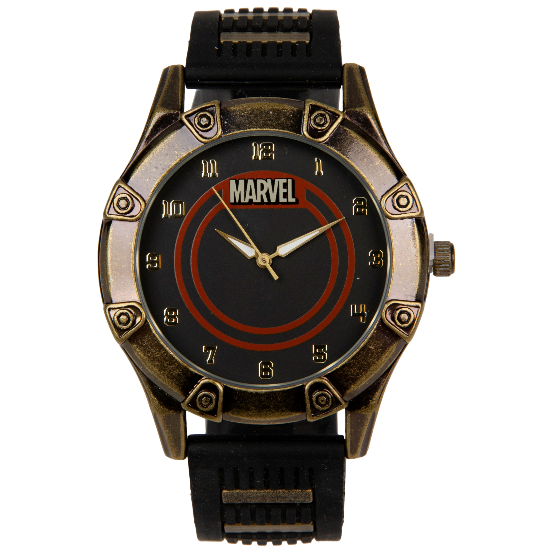 Marvel Logo Watch with Silicone Band