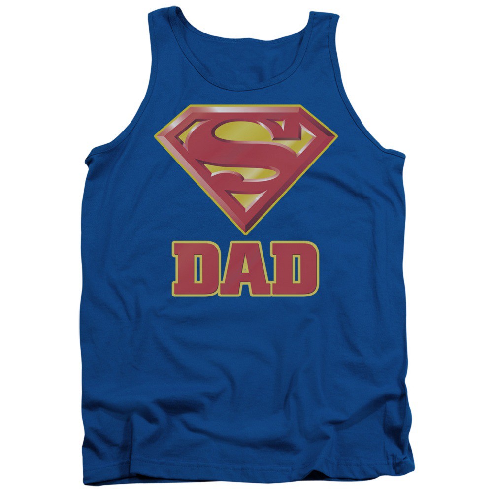 Superman Super Dad Logo Tank Top