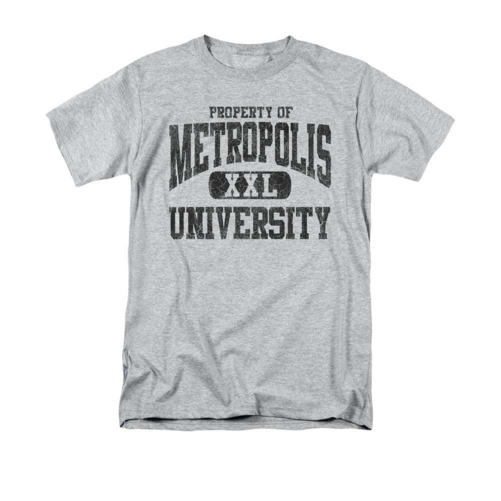 Superman Property Of Metropolis University Gray T-Shirt