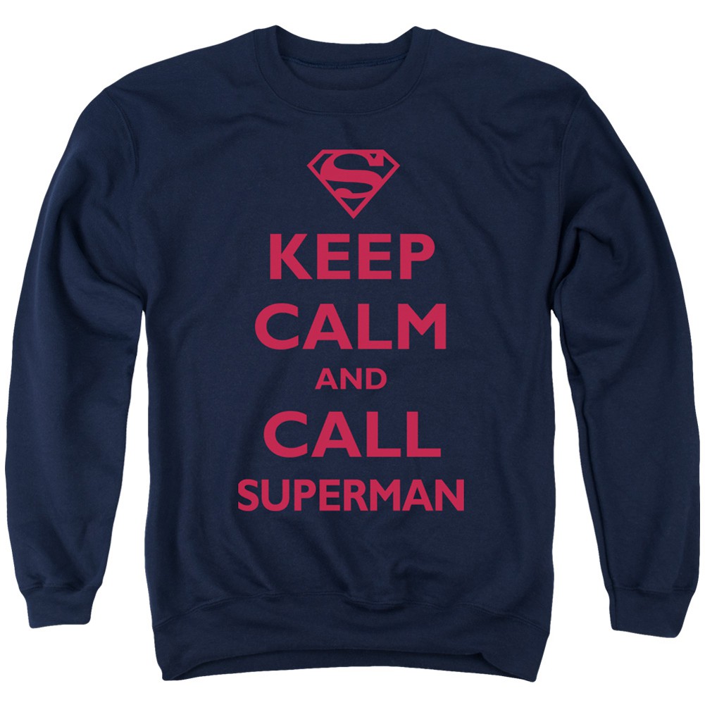 Superman Keep Calm Crewneck Sweatshirt