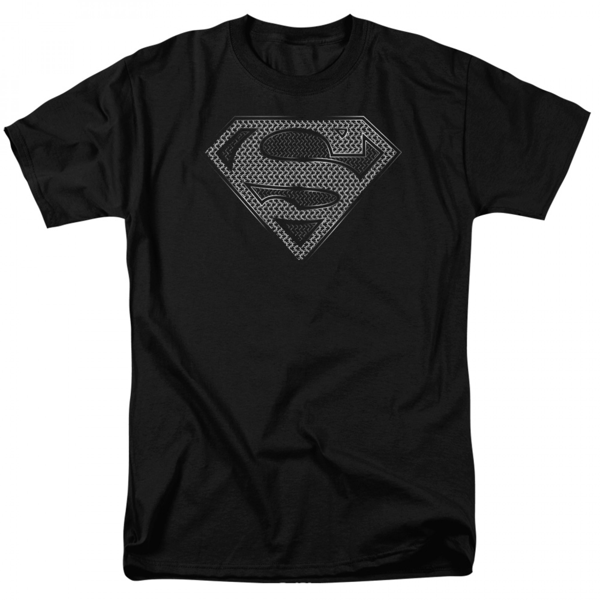 Superman Chainmail Armor Logo T-Shirt