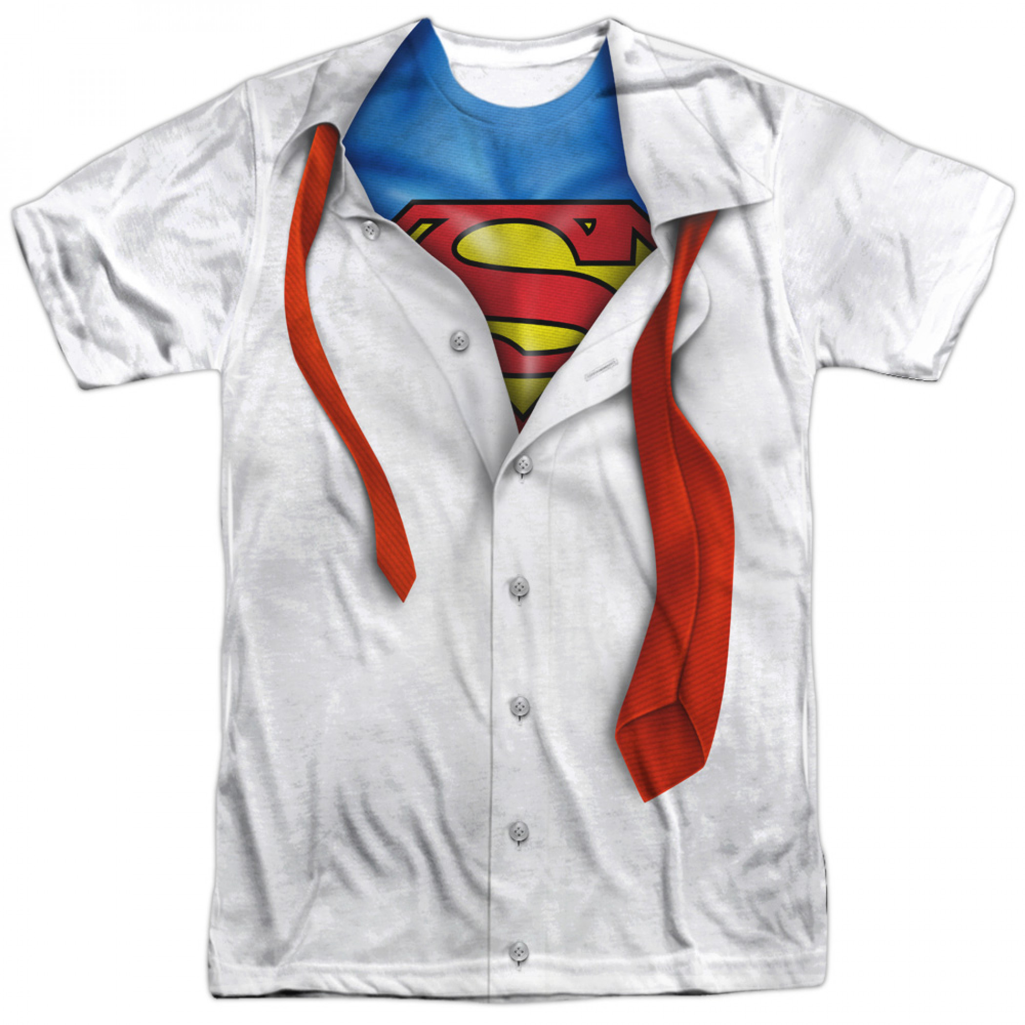 NEW Superboy-Superman-Costume-Red-On-Black-Shield-DC logo T-shirts S-3XL 