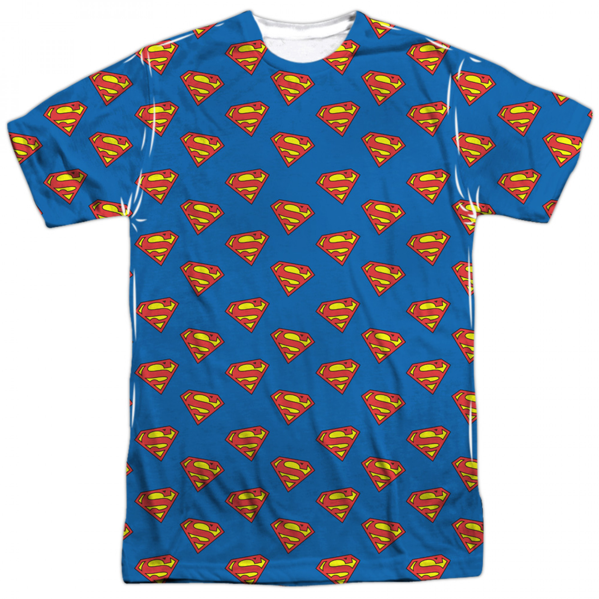 Superman Logo All Over Print T-Shirt