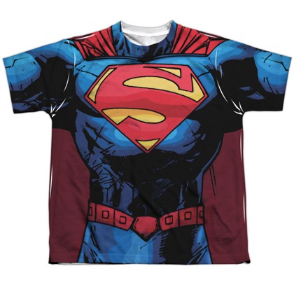 Superman New 52 Youth Costume Tee
