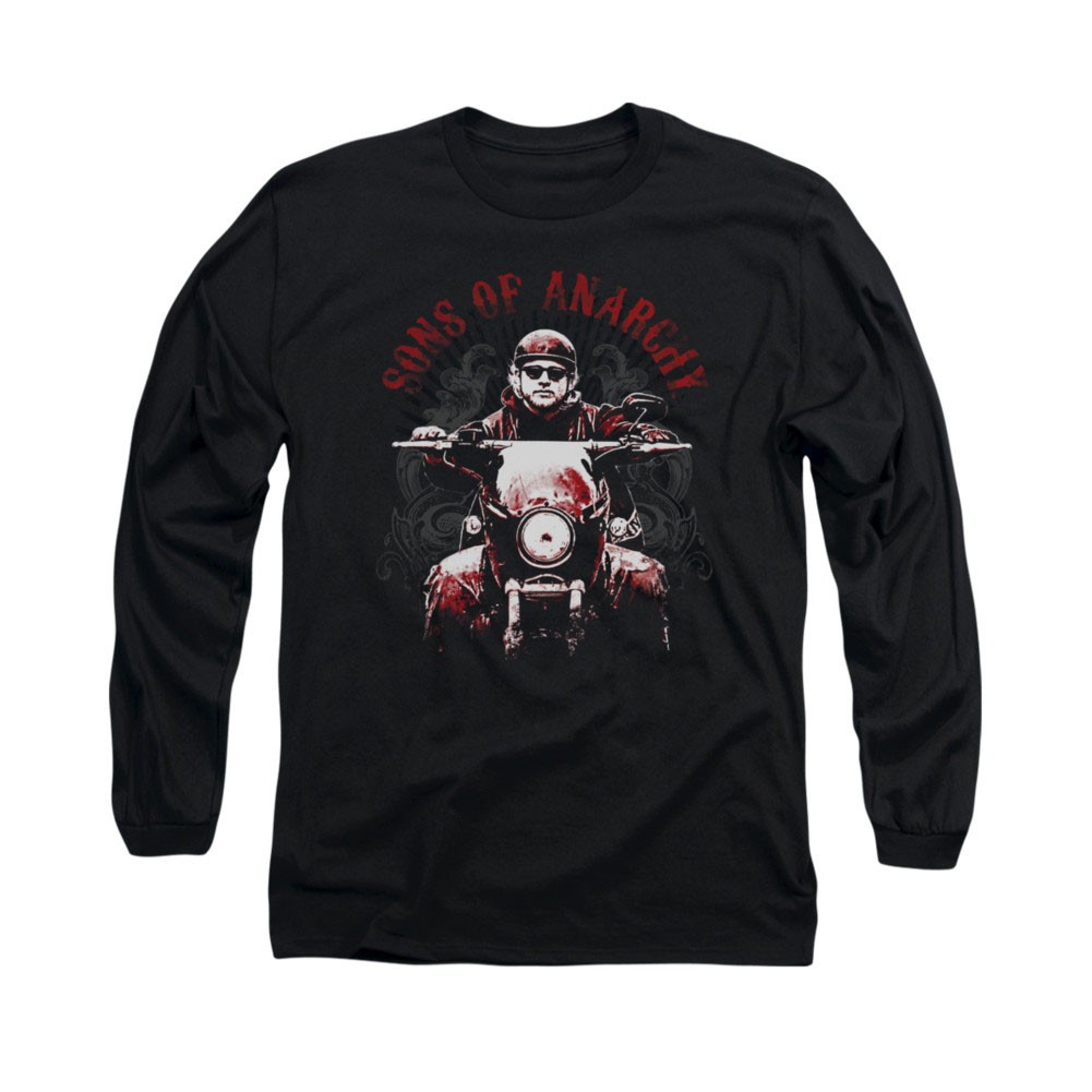 Sons Of Anarchy Ride On Black Long Sleeve T-Shirt