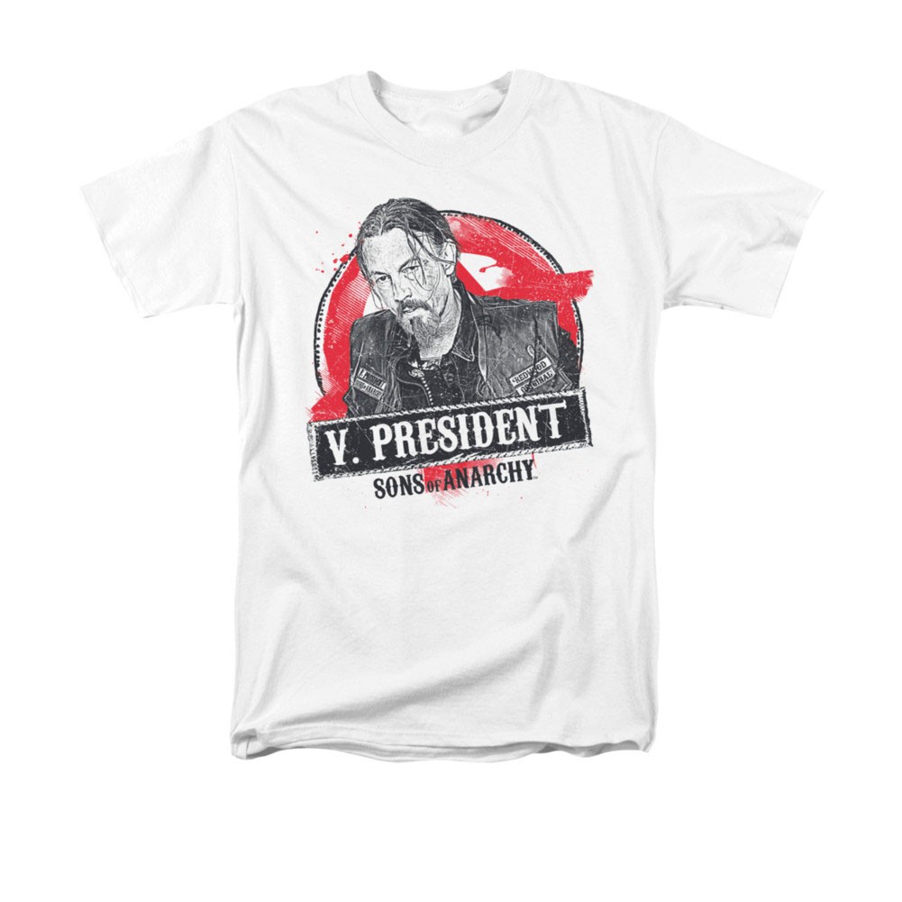Sons Of Anarchy Vice President White T-Shirt