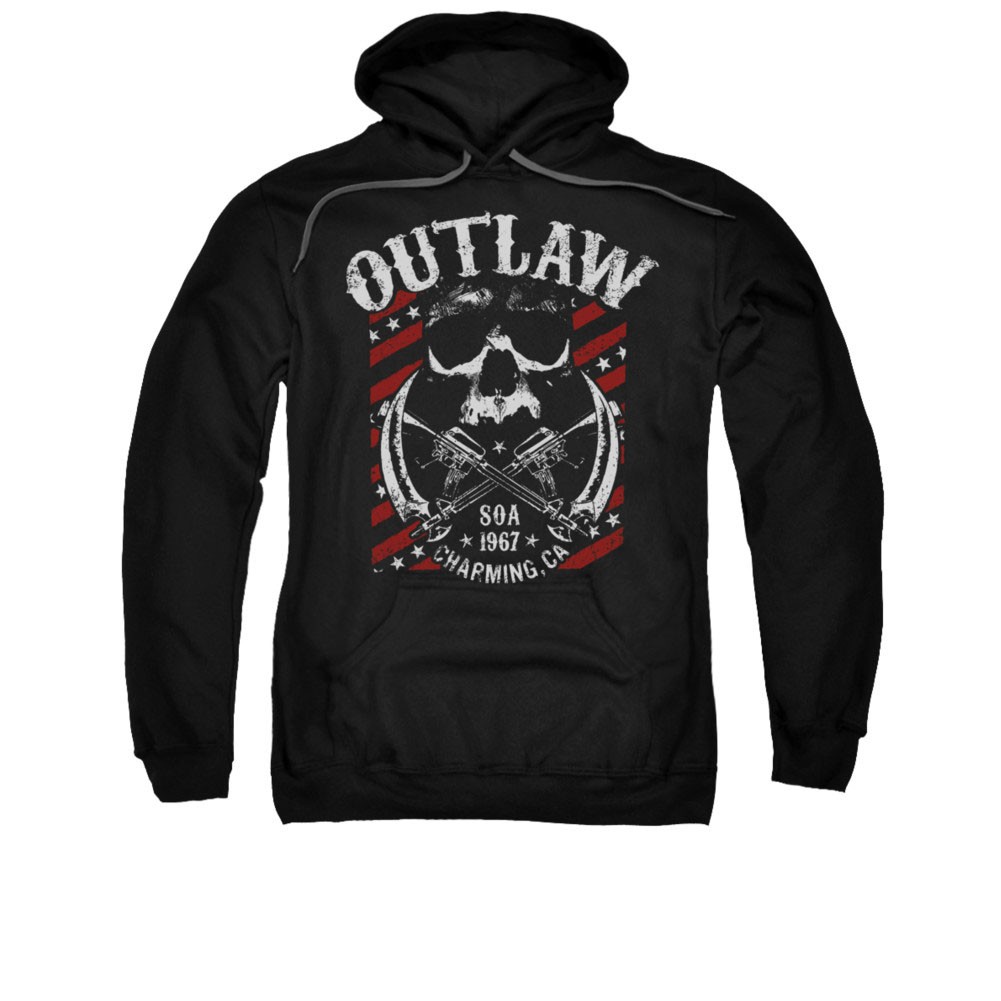 Sons Of Anarchy Outlaw Black Pullover Hoodie