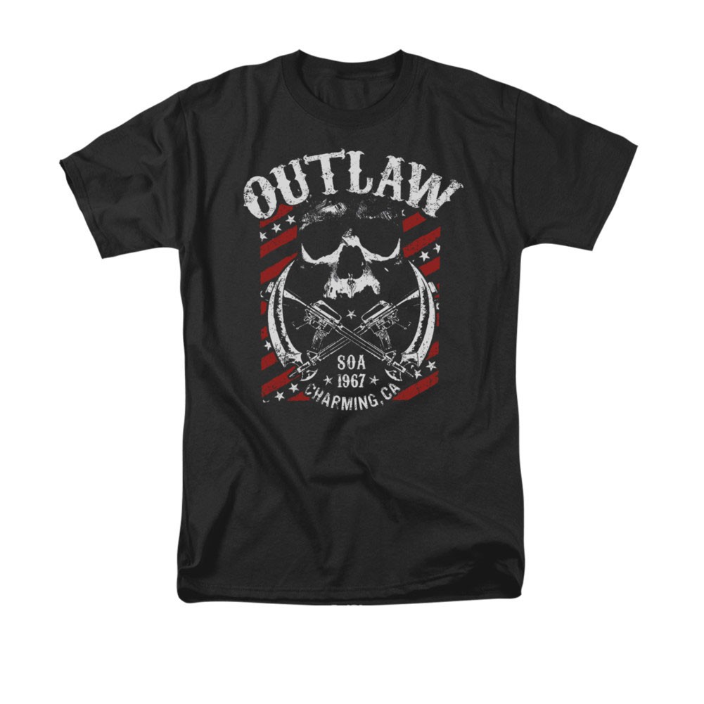 Sons Of Anarchy Outlaw Black T-Shirt