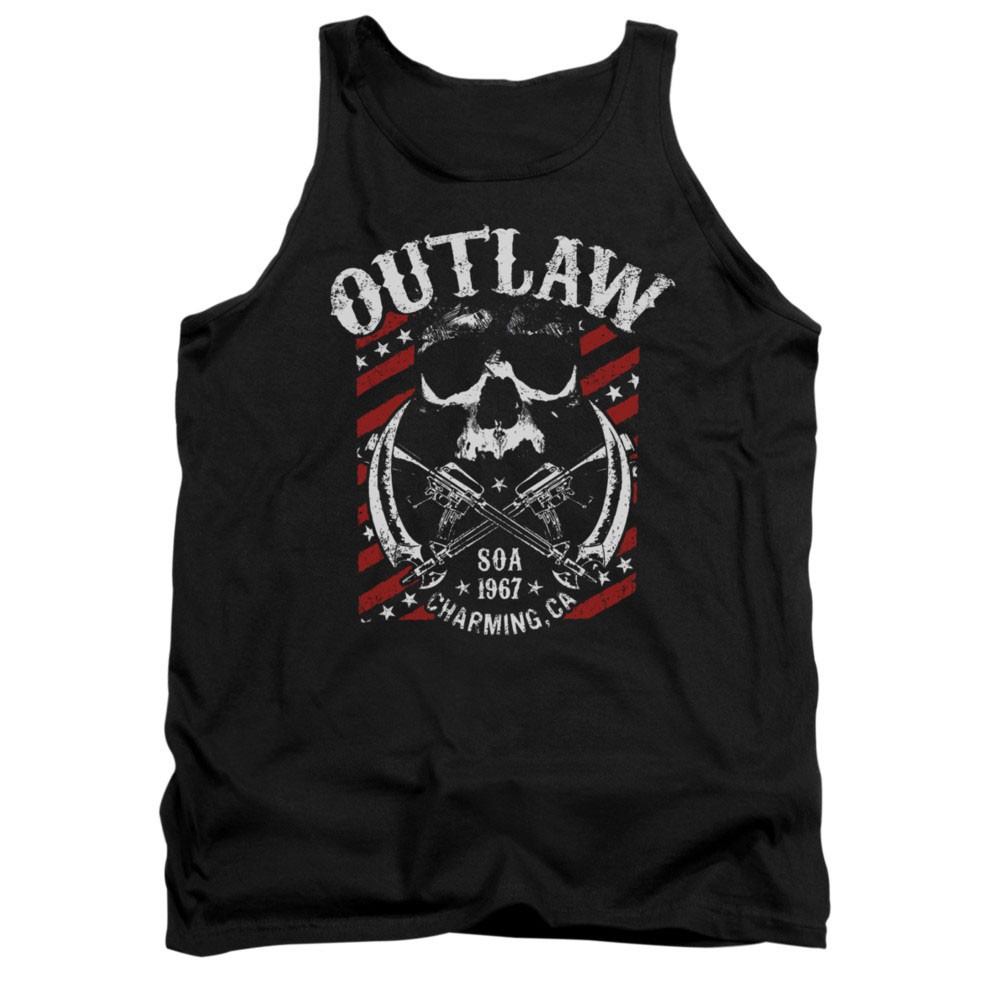 Sons Of Anarchy Outlaw Black Tank Top