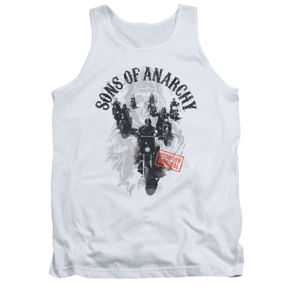 Sons Of Anarchy Reapers Ride White Tank Top