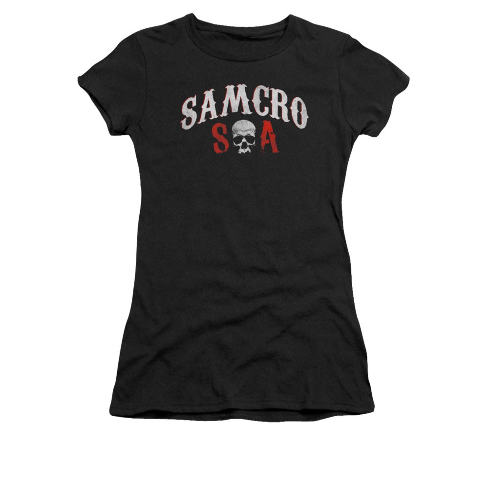 Sons Of Anarchy SAMCRO Forever Black Juniors T-Shirt