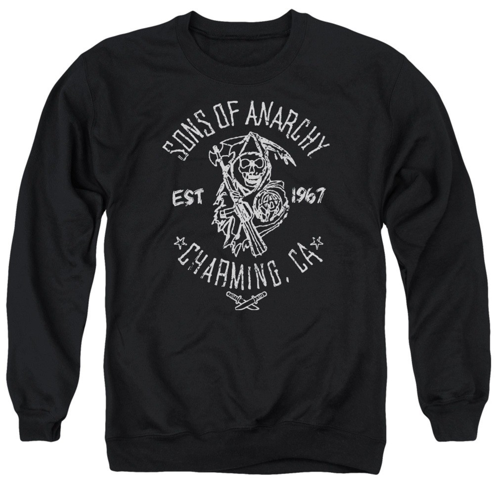 Sons Of Anarchy Charming CA Crewneck Sweatshirt