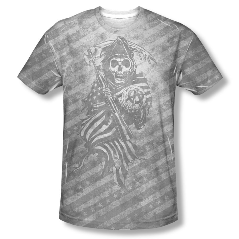 Sons Of Anarchy Black Oyster Club Sublimation T-Shirt
