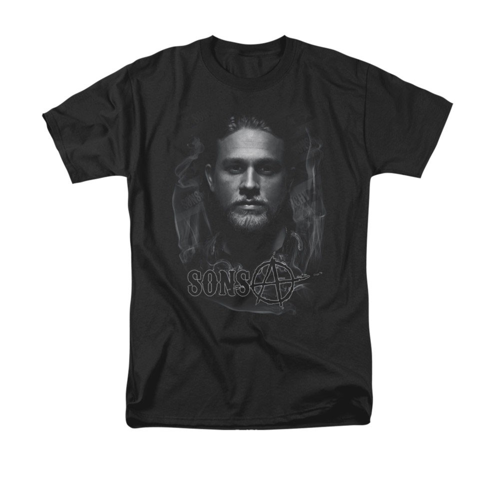 Sons Of Anarchy Jax Smoke Black T-Shirt