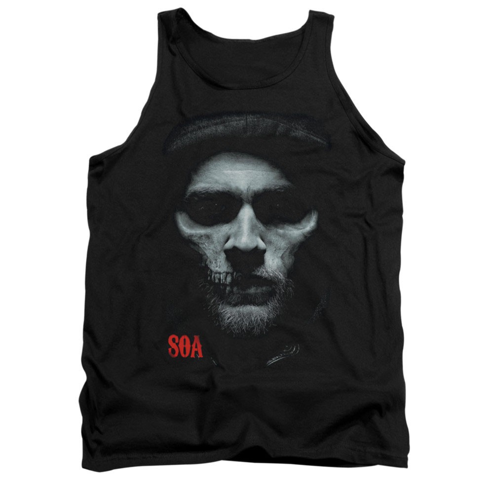 Sons Of Anarchy Skull Face Black Tank Top