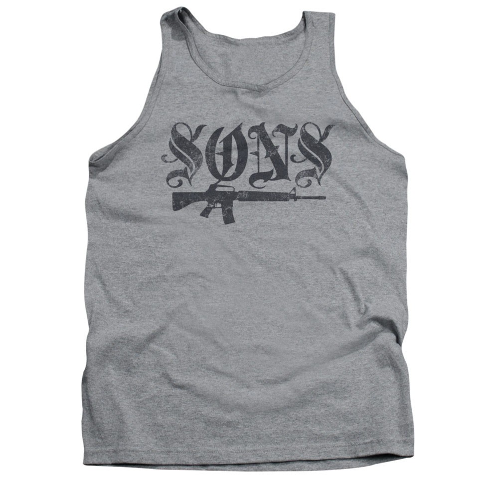 Sons Of Anarchy Worn Gray Tank Top