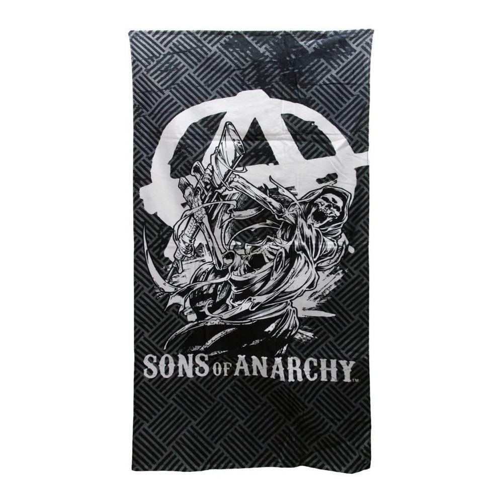 Sons Of Anarchy Grey Beach Towel