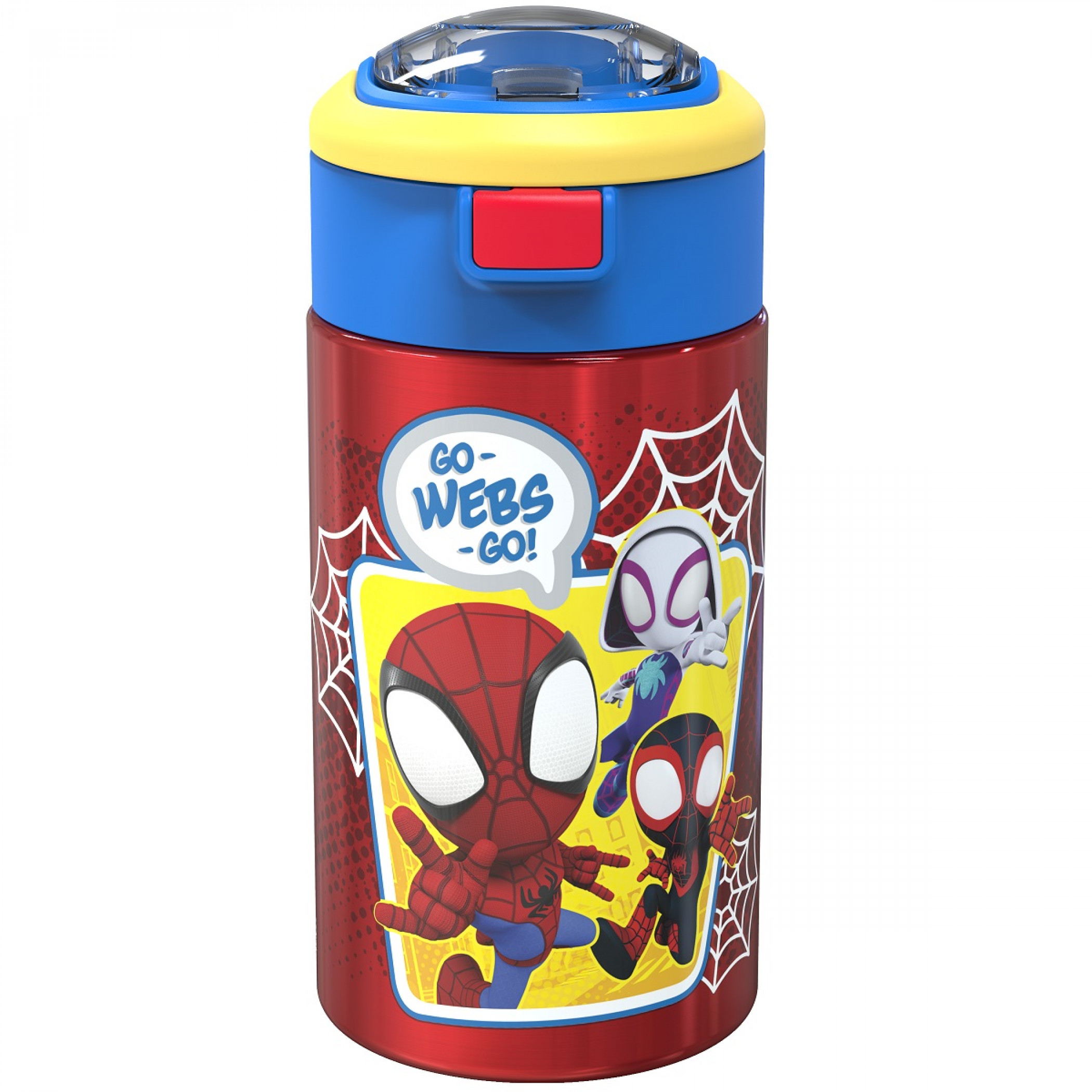 Spider-Man Go-Webs-Go! 12oz Flex Sip Travel Tumbler