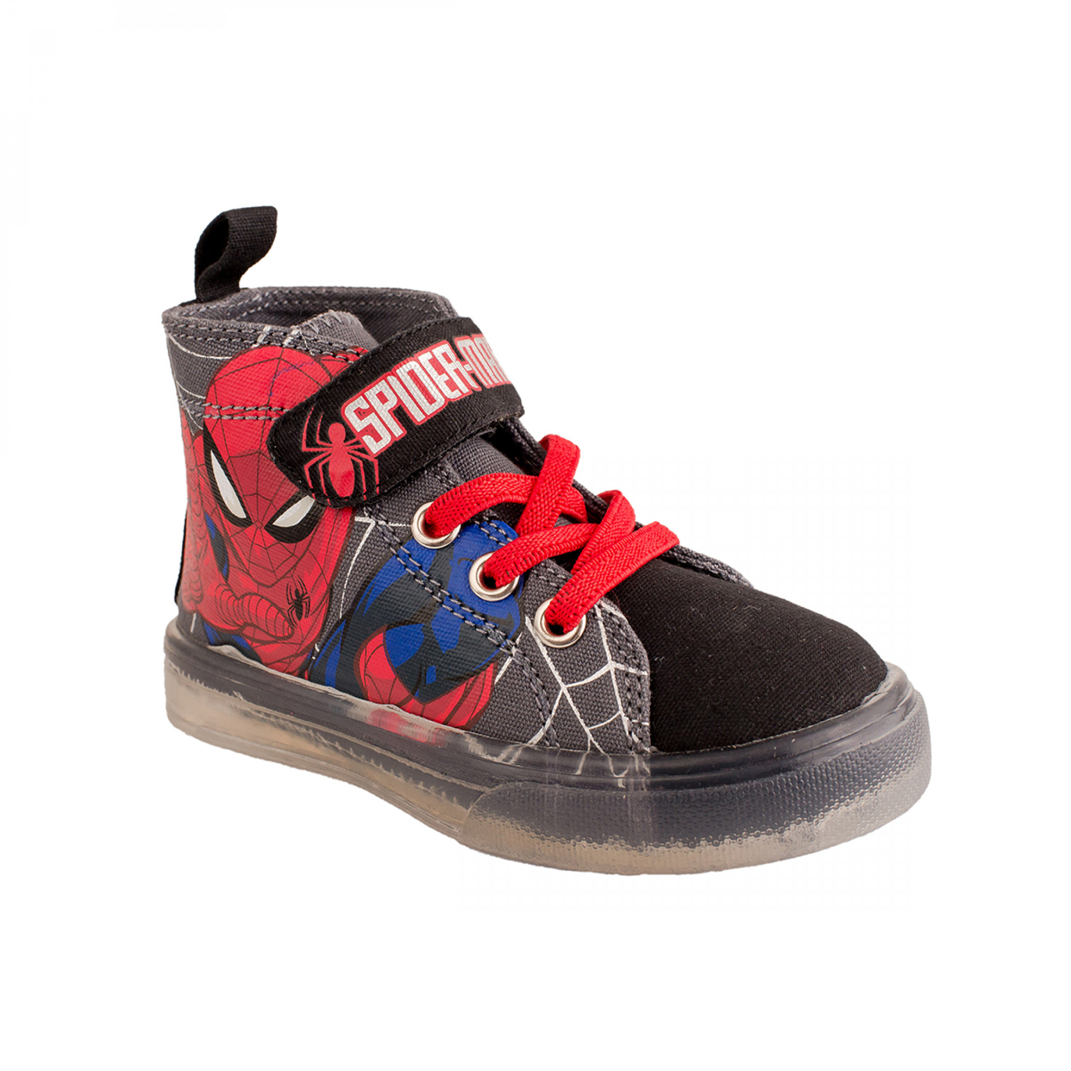 Spider-Man Kids Lighted Canvas Shoes