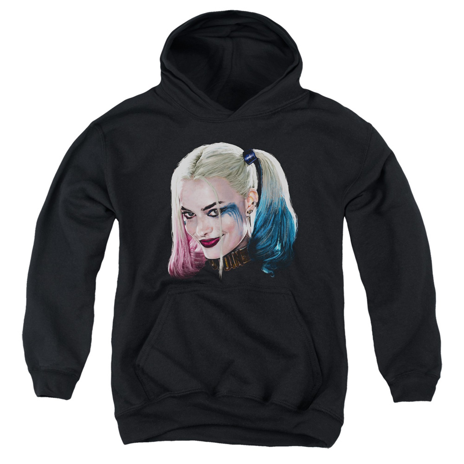 Suicide Squad Harley Quinn Face Youth Hoodie