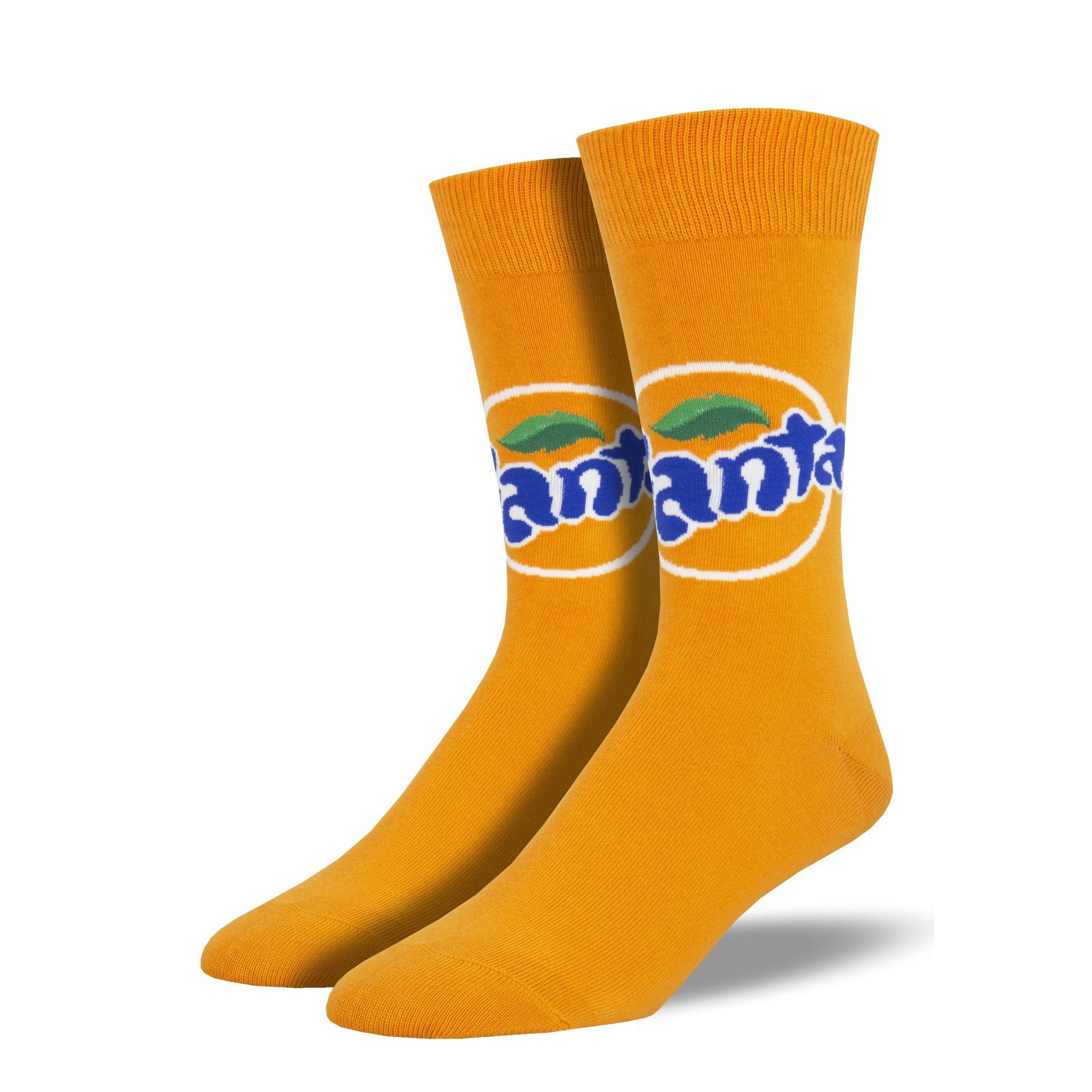Fanta Orange Soda Socks