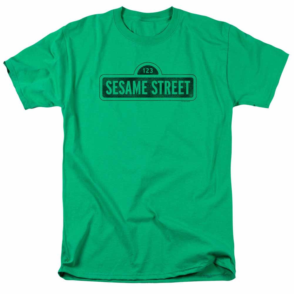 Sesame Street One Color Dark Green T-Shirt