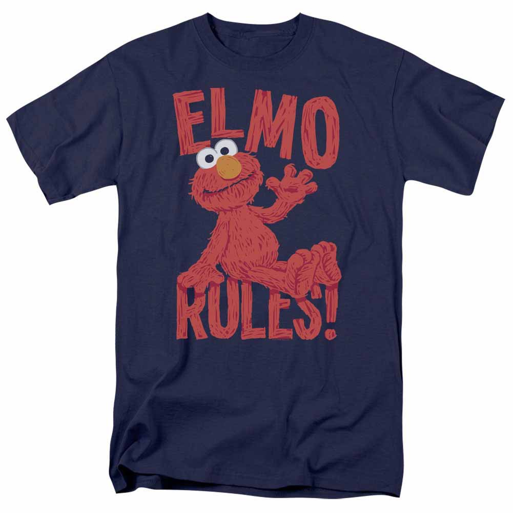 Sesame Street Elmo Rules Blue T-Shirt