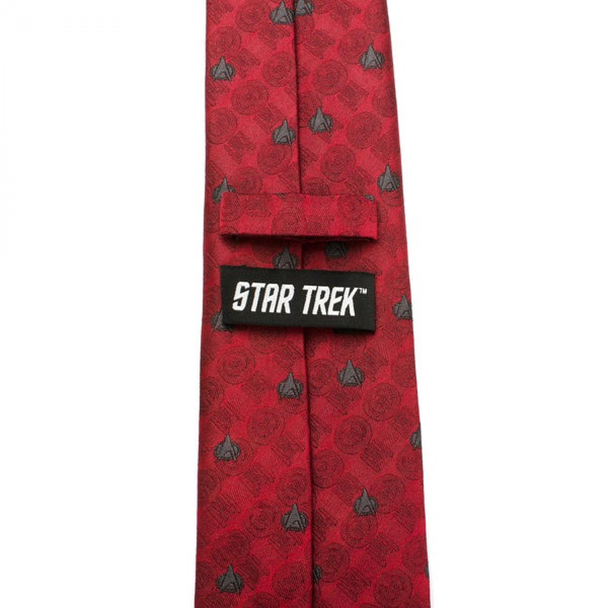 Star Trek Red Delta Shield Men's Tie