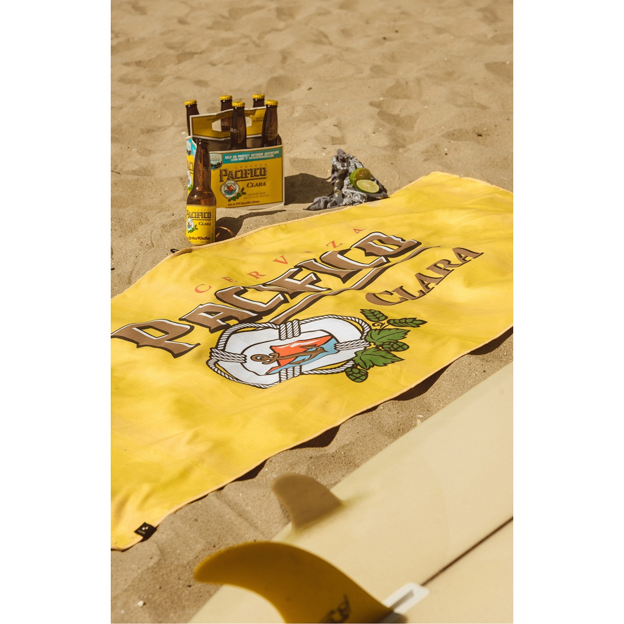 Pacifico Clara Beer 30x60 Beach Towel