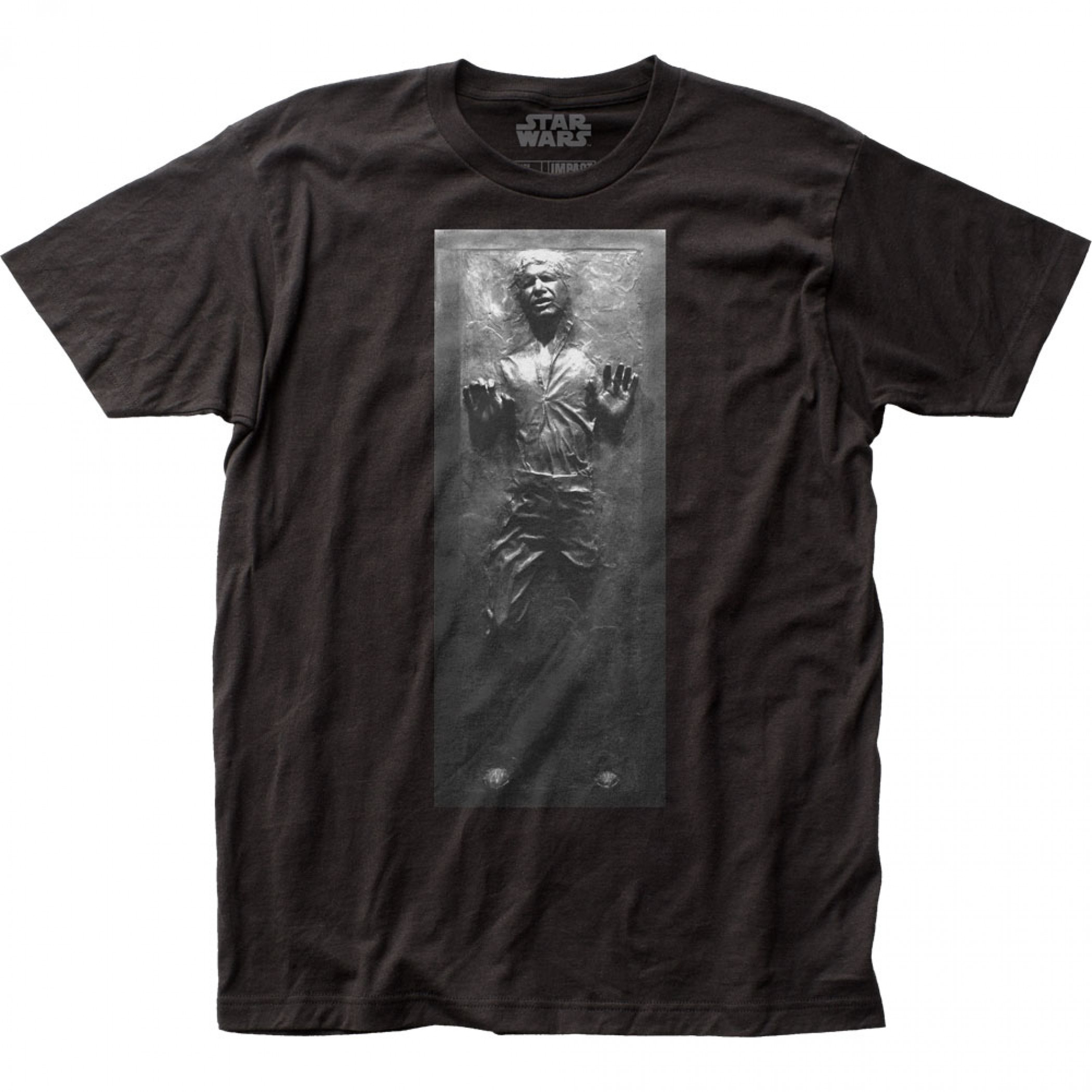 Star Wars Han Solo Frozen in Carbonite T-Shirt