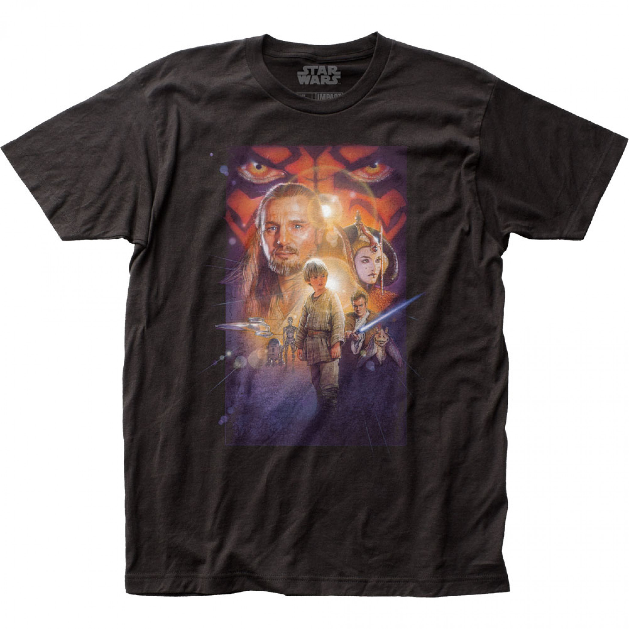 Star Wars Phantom Menace Poster Art T-Shirt