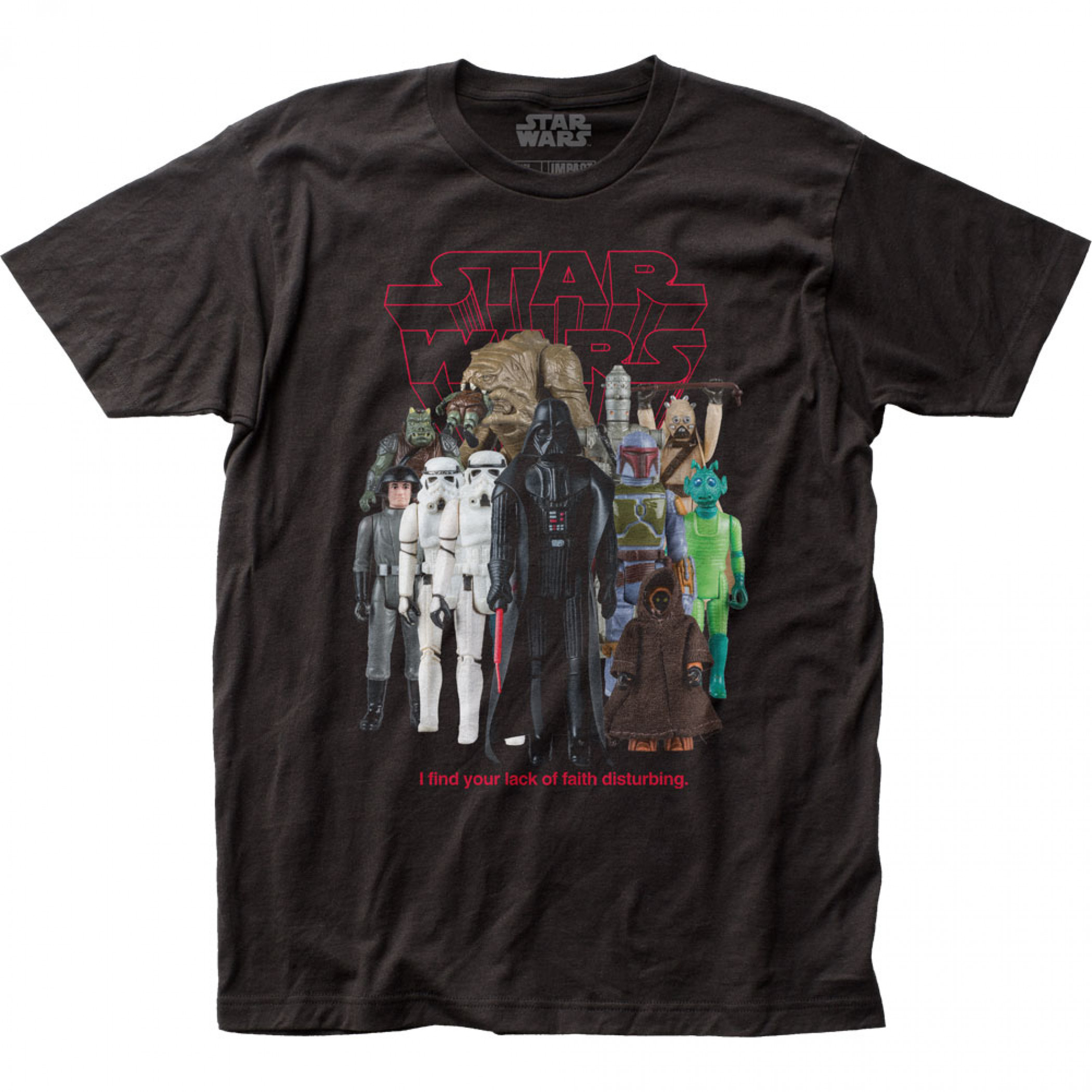 Star Wars Classic Original Trilogy Bad Guys Action Figures T-Shirt