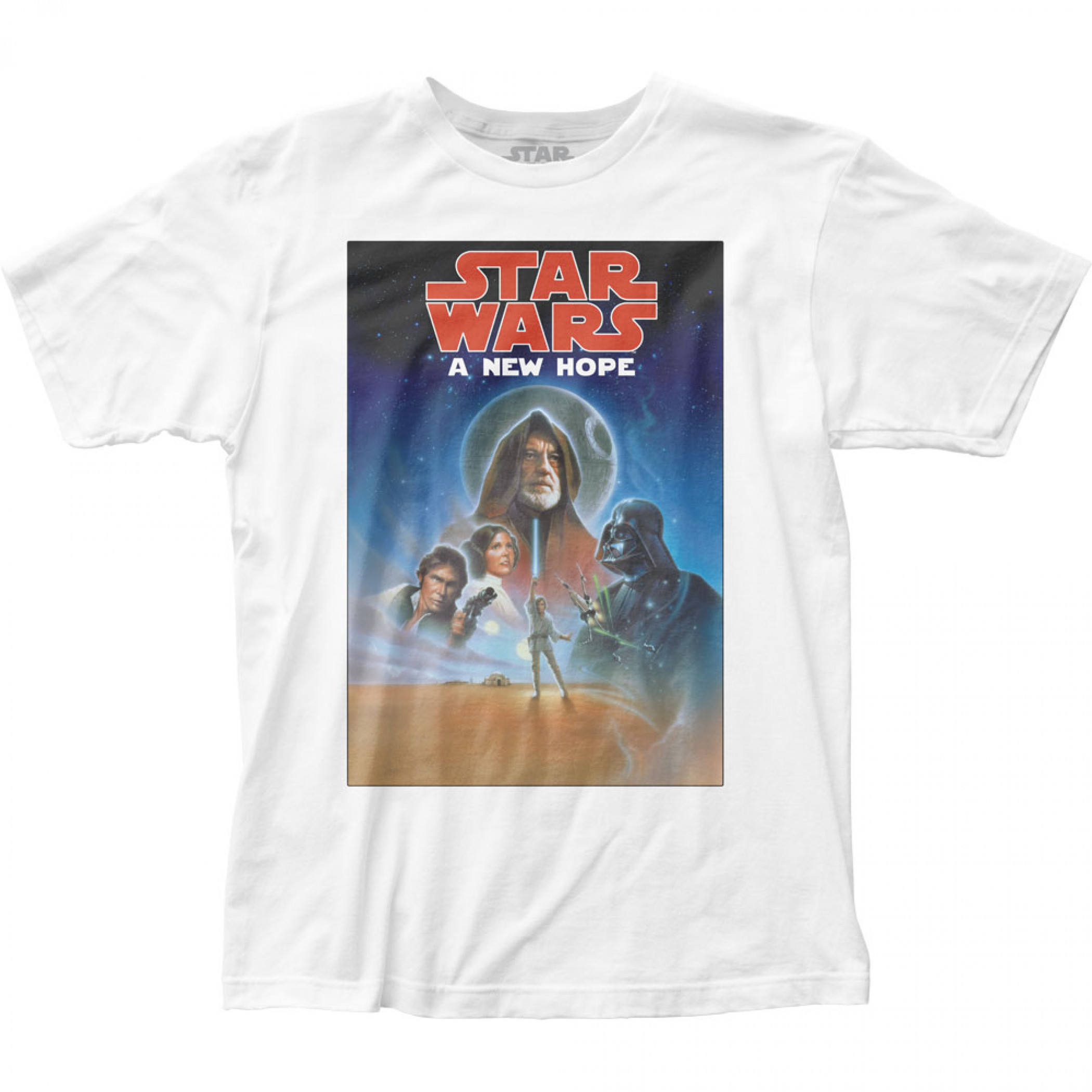 Official Star Wars A New Hope T-Shirt Darth Vader Storm Trooper Movie Merch 