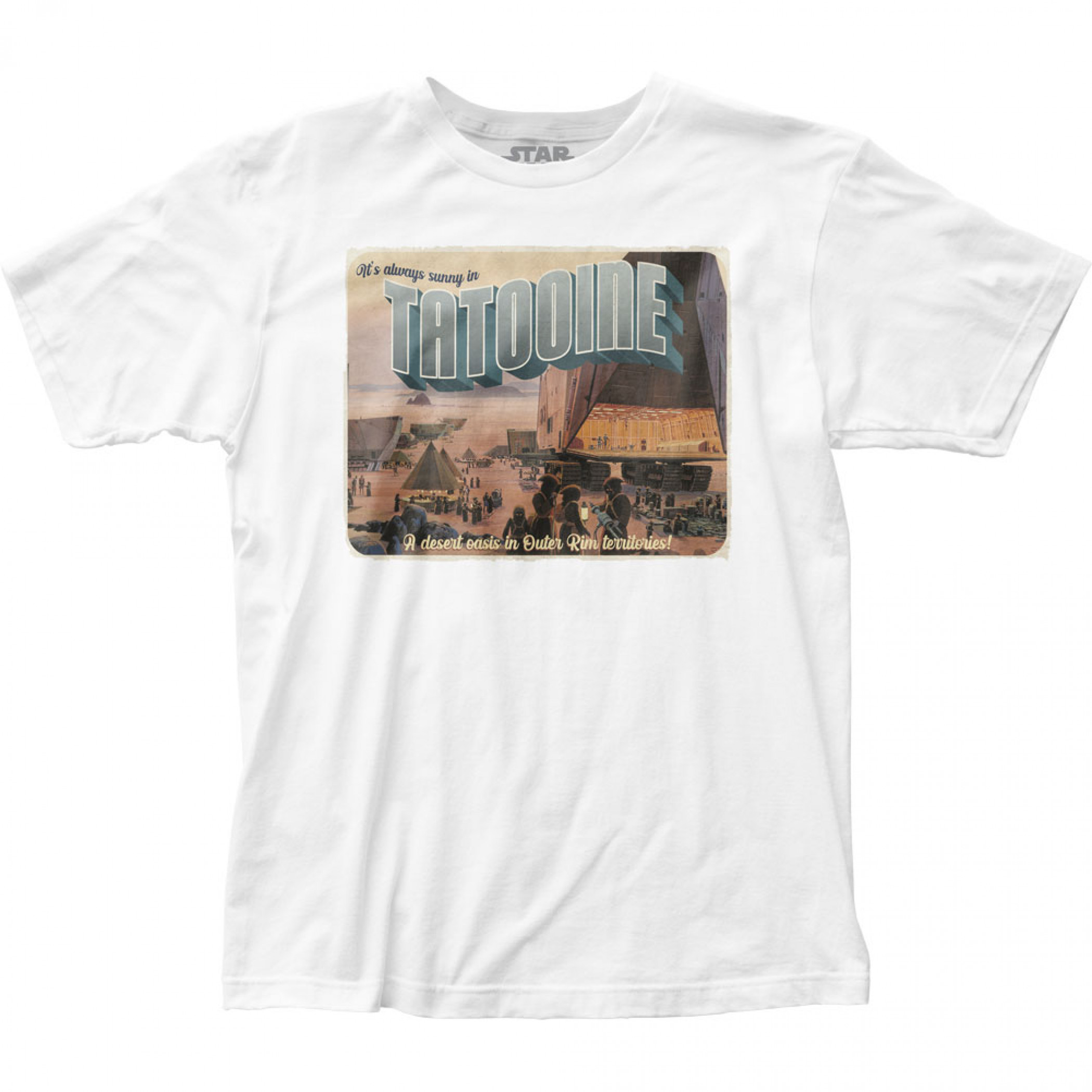Star Wars Tatooine Postcard T-Shirt