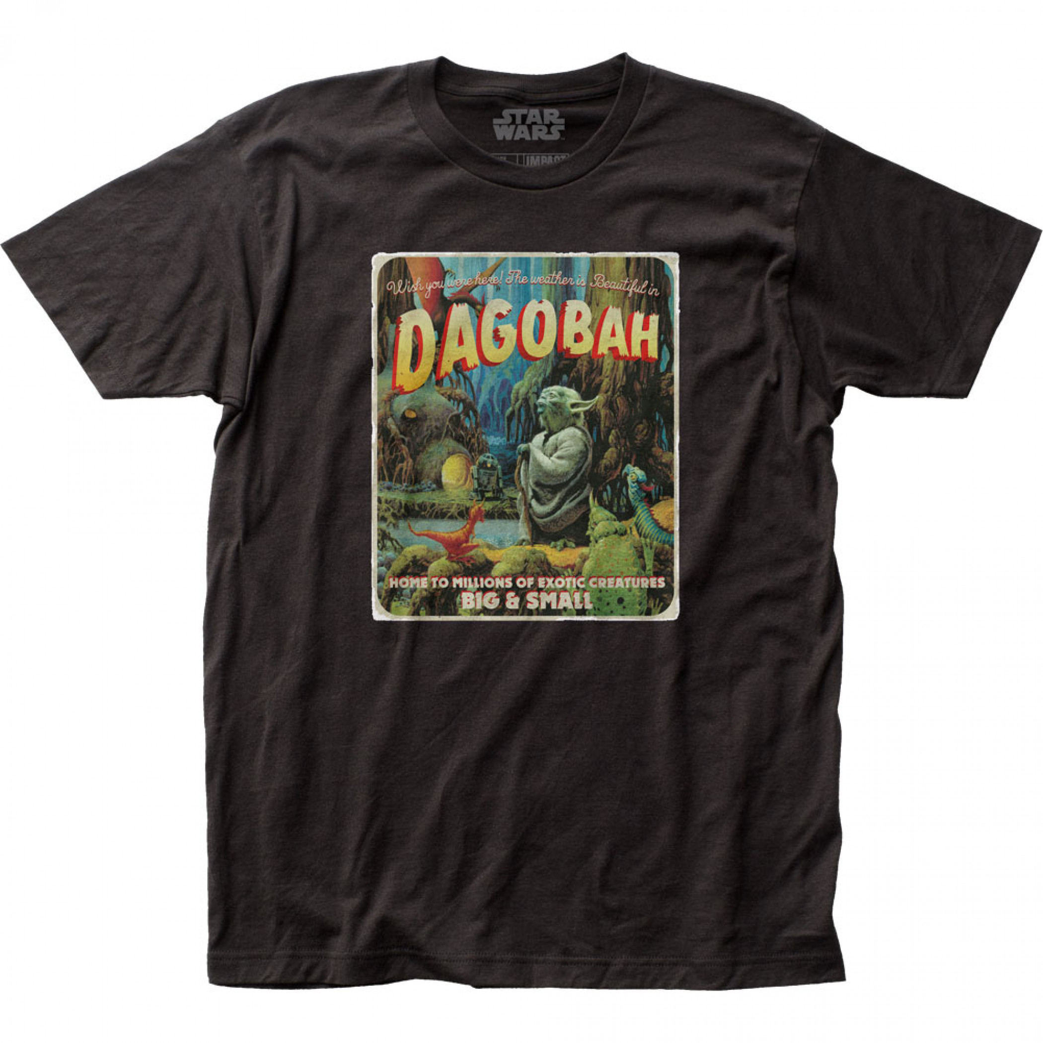 Star Wars Dagobah Postcard T-Shirt