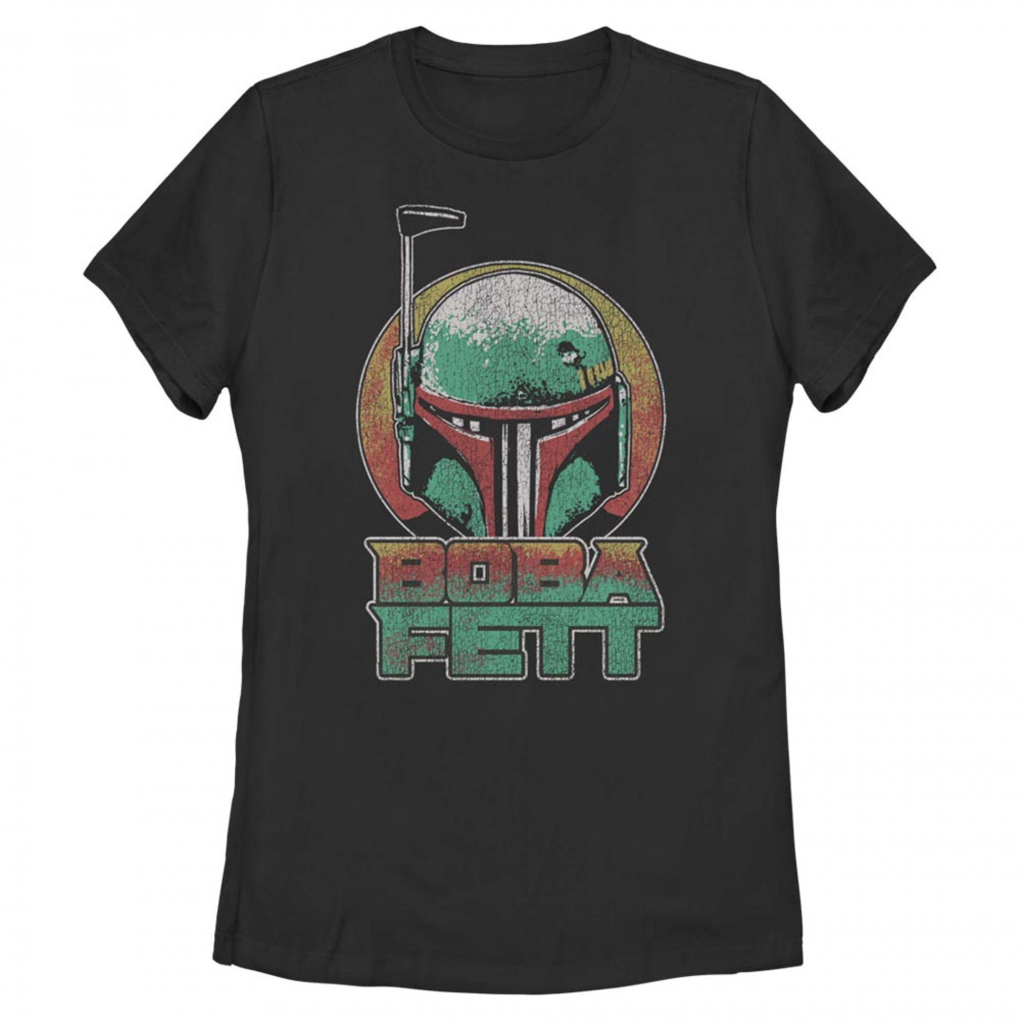 Star Wars Boba Fett Helmet Logo Women's T-Shirt