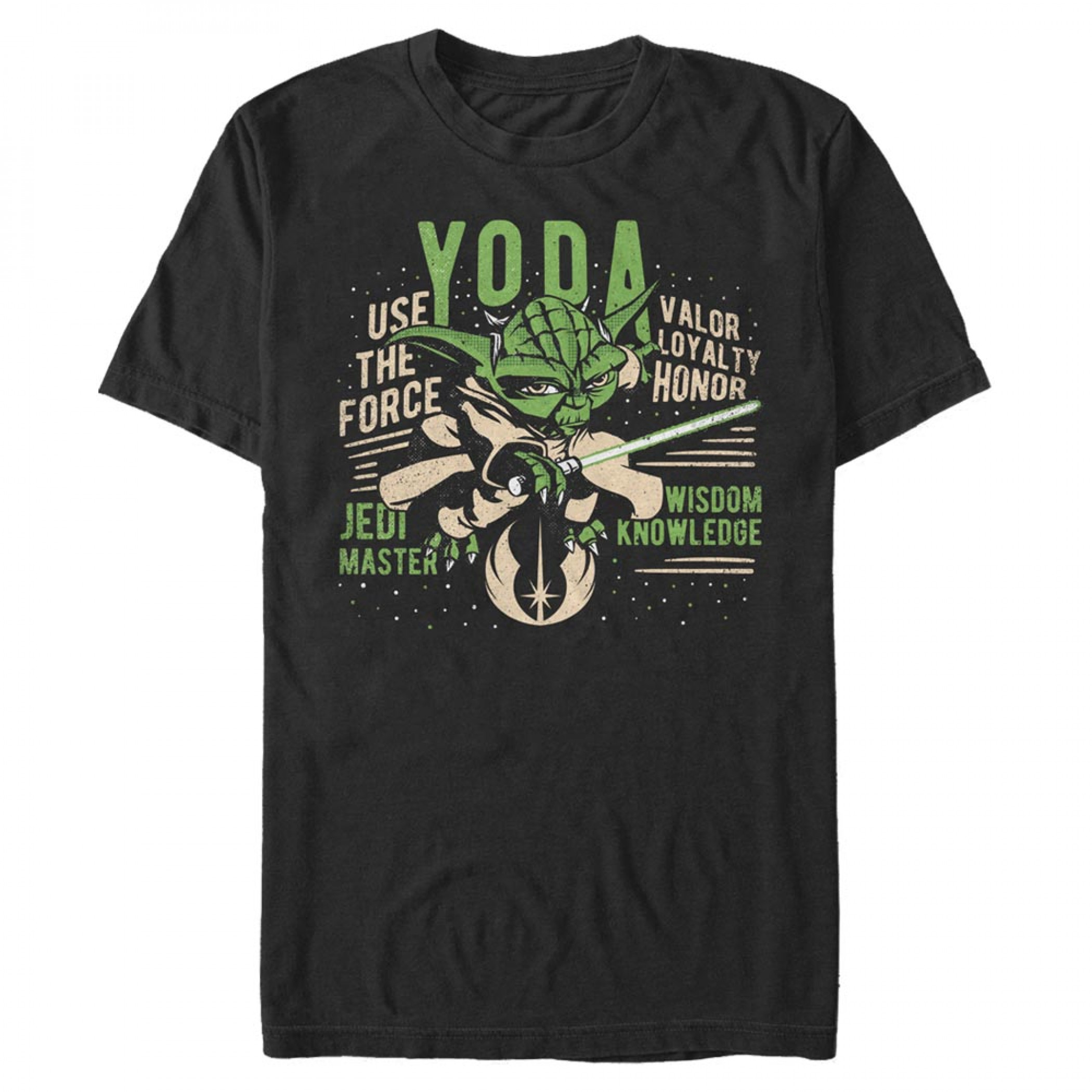 Star Wars Clone Wars Yoda Valor Loyalty Honor T-Shirt