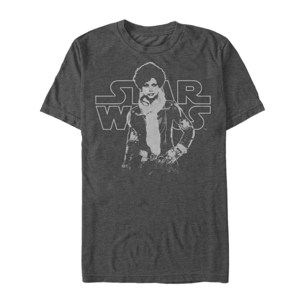 Star Wars Han Solo Story Newton Outline Men's Grey T-Shirt