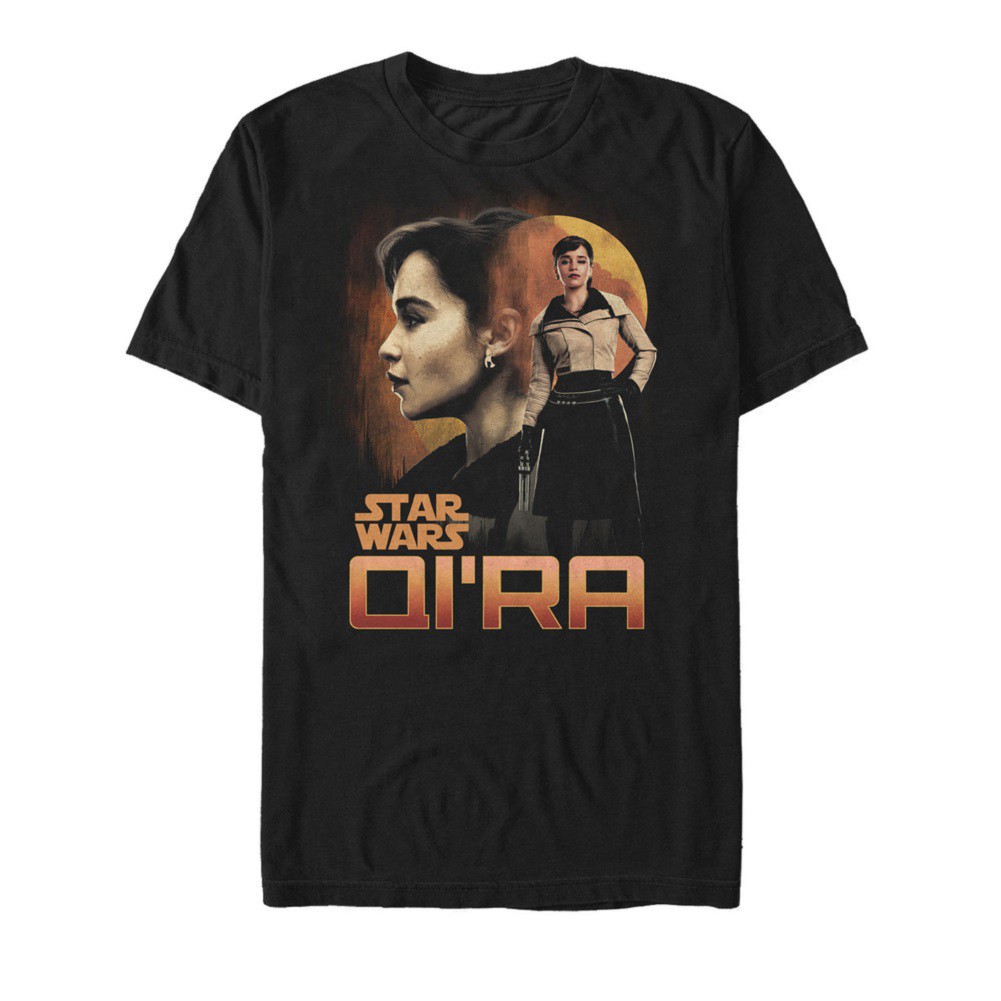 Star Wars Han Solo Story Qi'Ra Men's Black T-Shirt