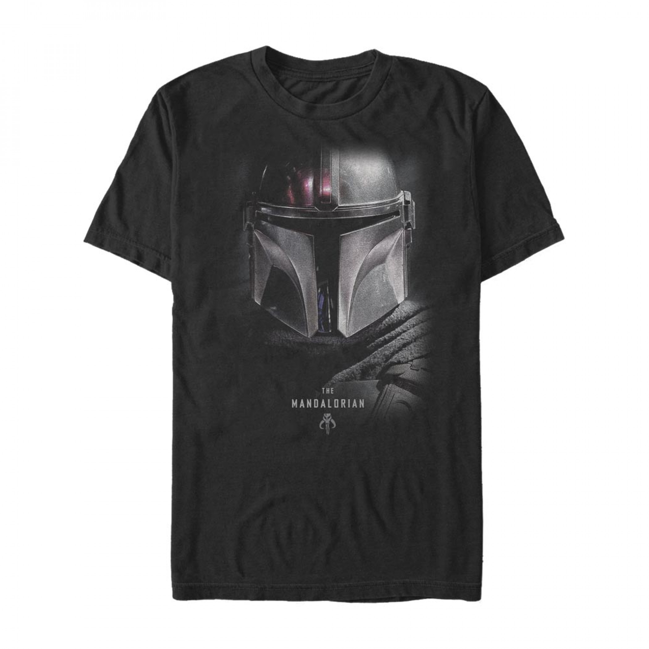 Star Wars The Mandalorian Bounty Hunter Shadow T-Shirt