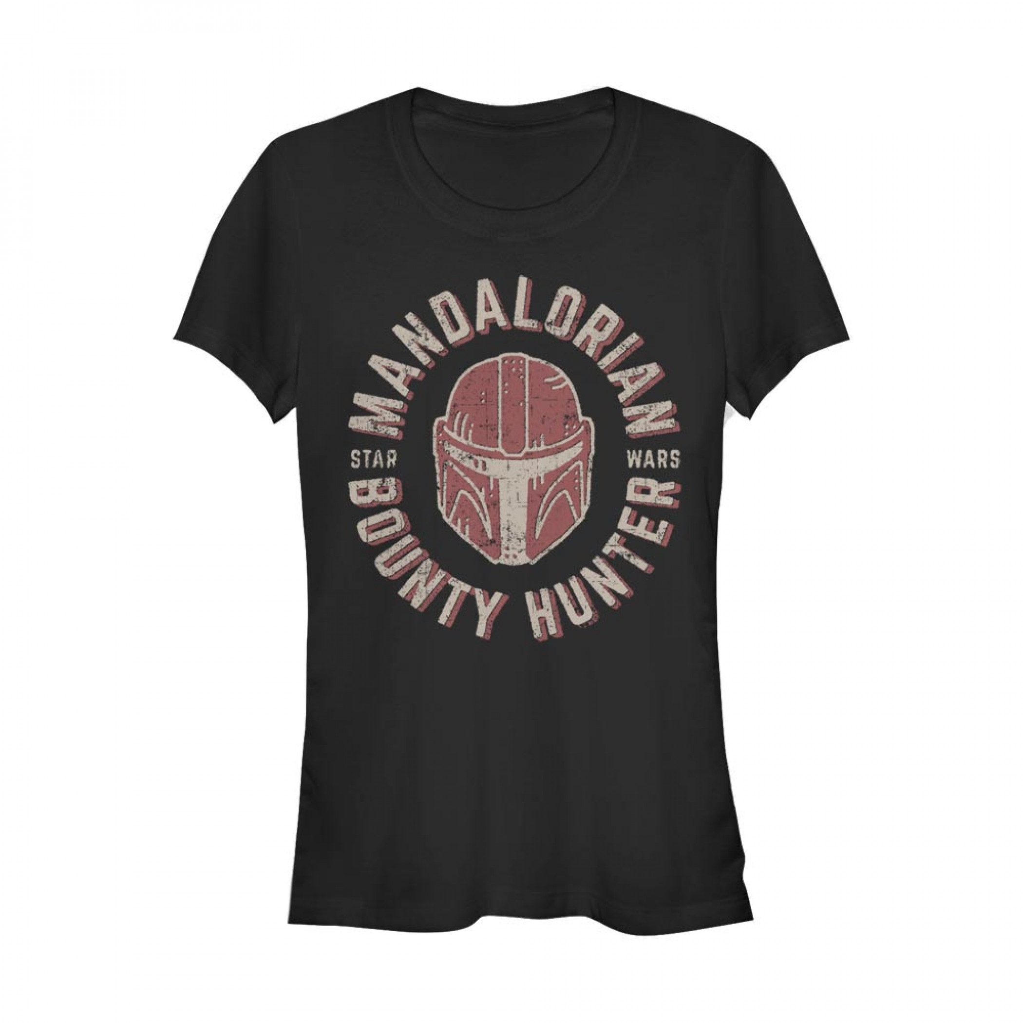 The Mandalorian Bounty Hunter Women's Black T-Shirt