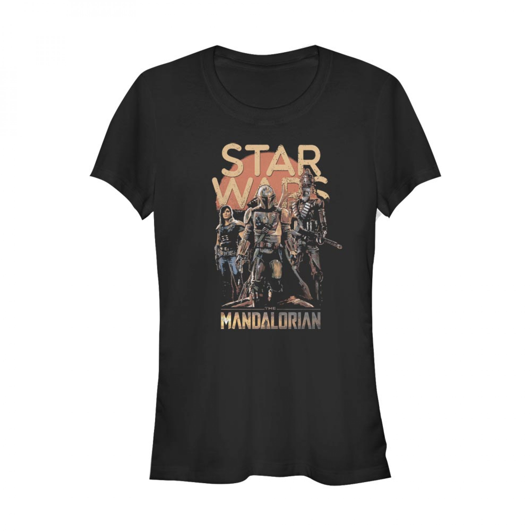 The Mandalorian Grunge Characters Women's T-Shirt