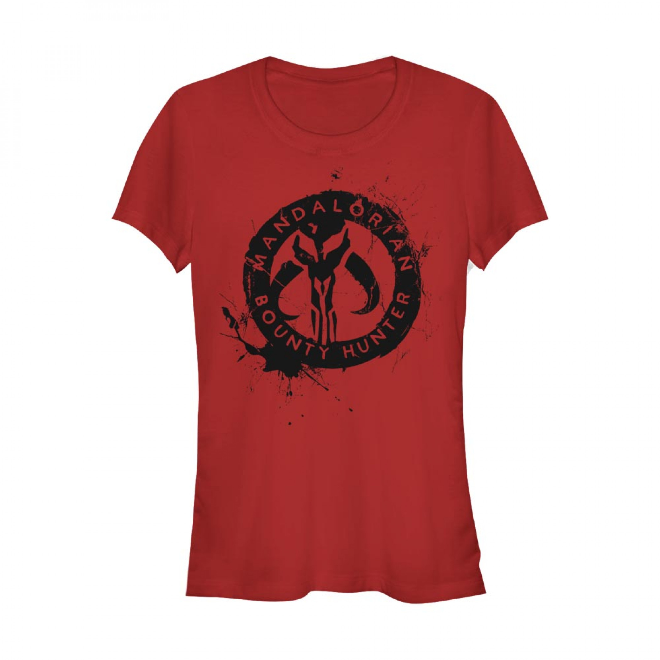 The Mandalorian Bounty Hunter Crest Red Women's T-Shirt
