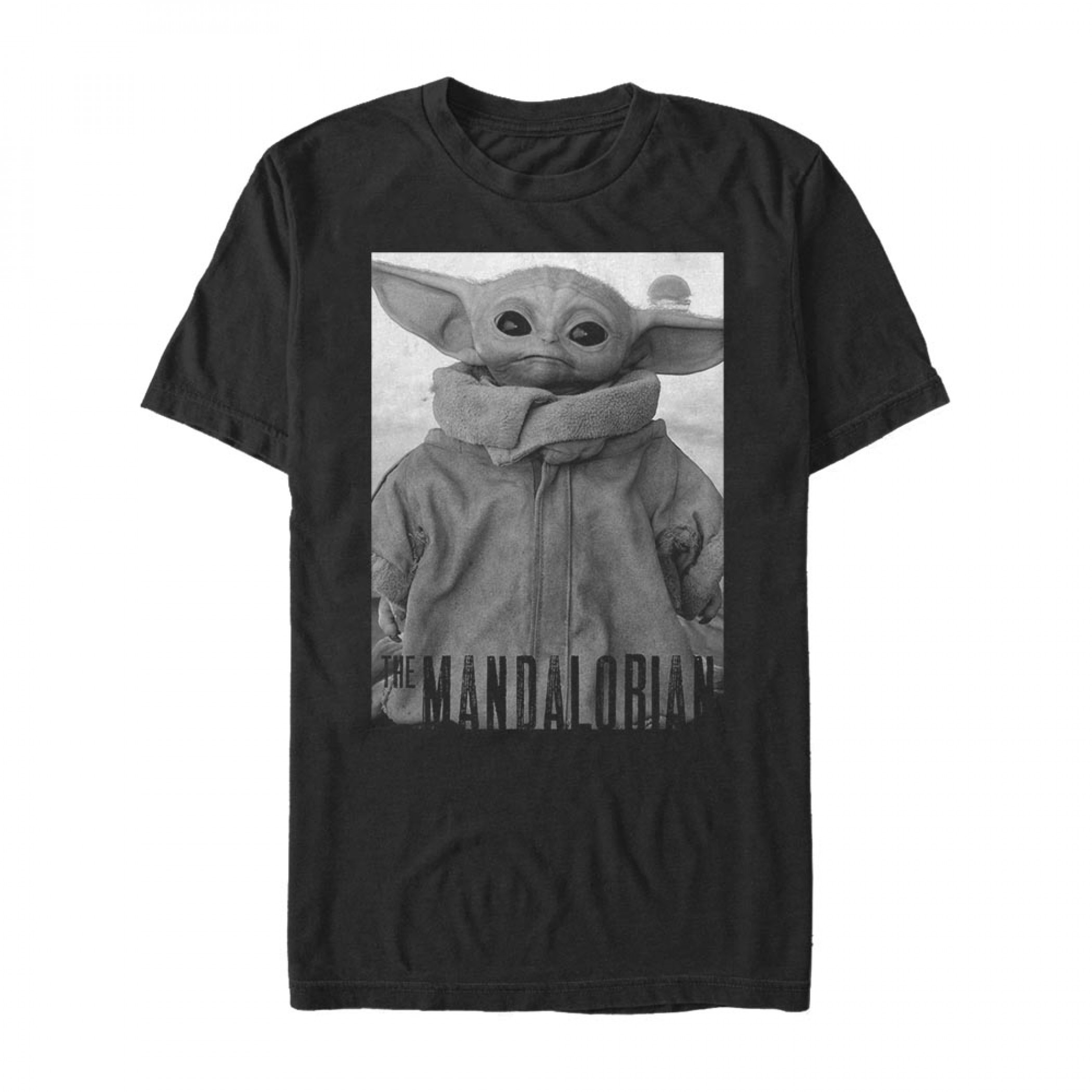 Star Wars The Mandalorian The Child Grayscale Pose T-Shirt
