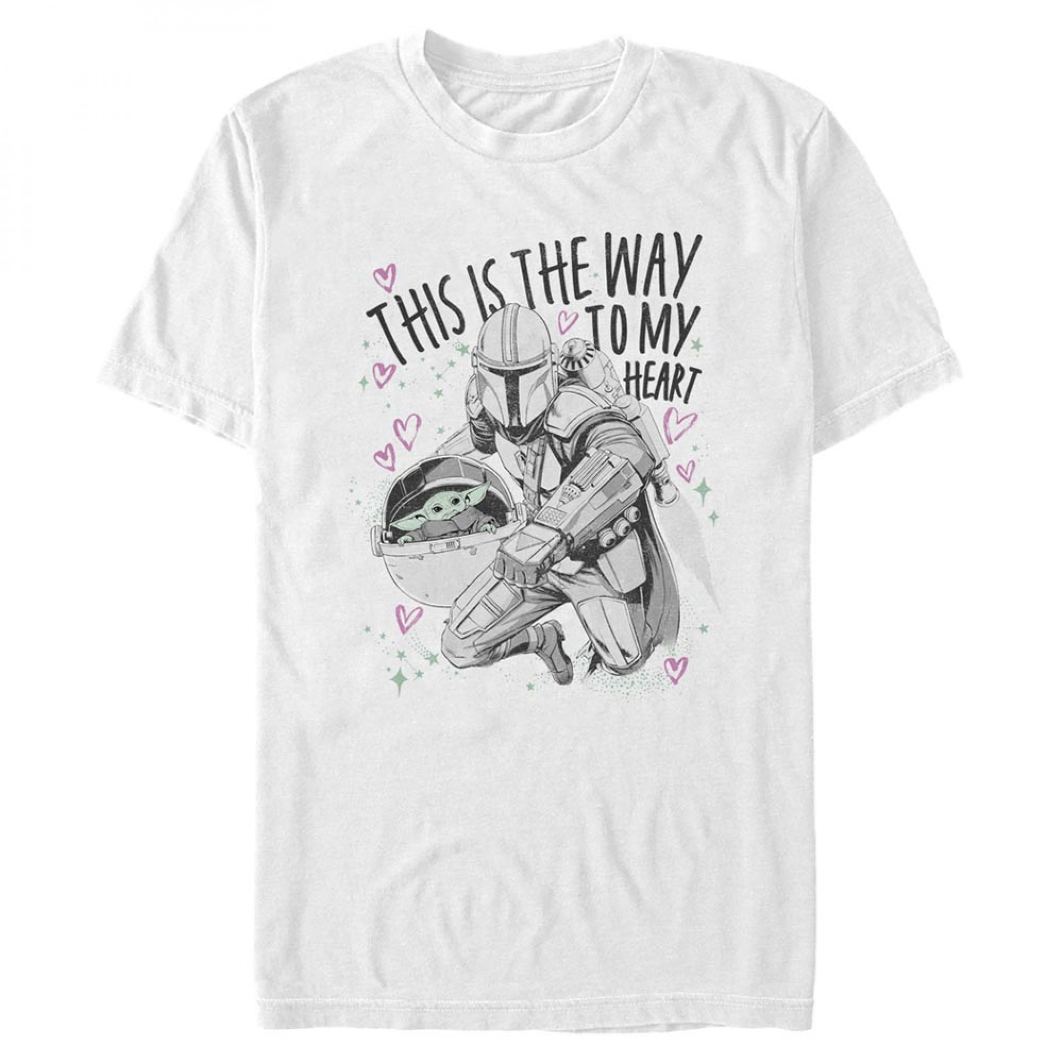 The Mandalorian This Is The Way To My Heart Valentine's Day T-Shirt